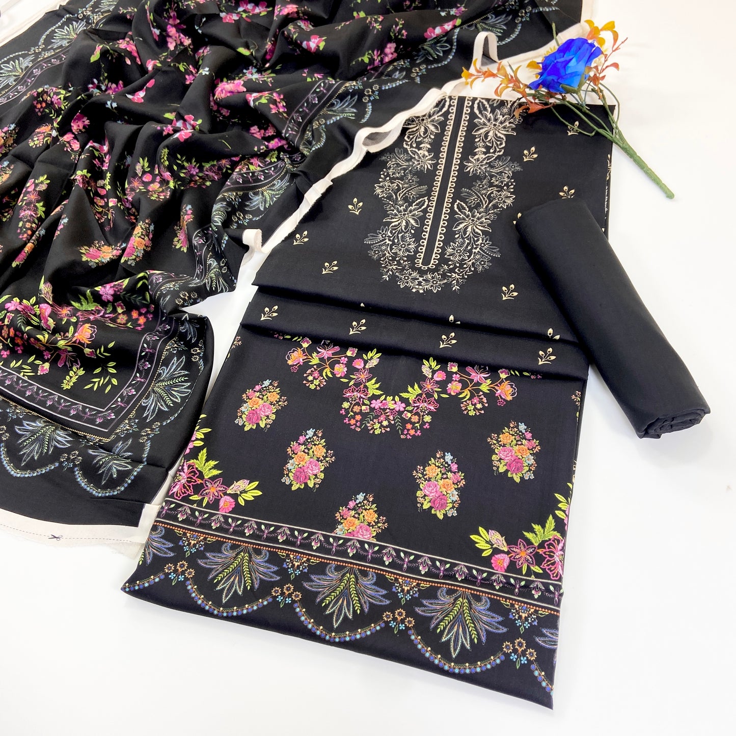 Mausummery Digital Printed Linen 3PC