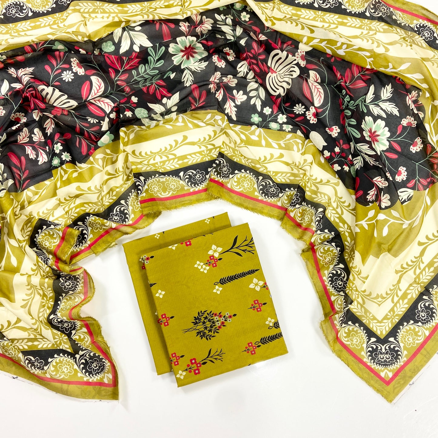 Reemse Digital Printed Banadora Lawn 3PC