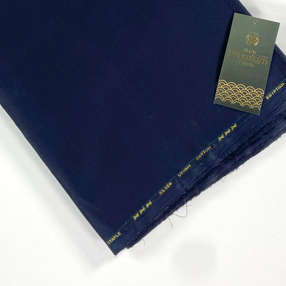 Taqwa Silver Storm Men’s Summer Cotton Unstitched Suit