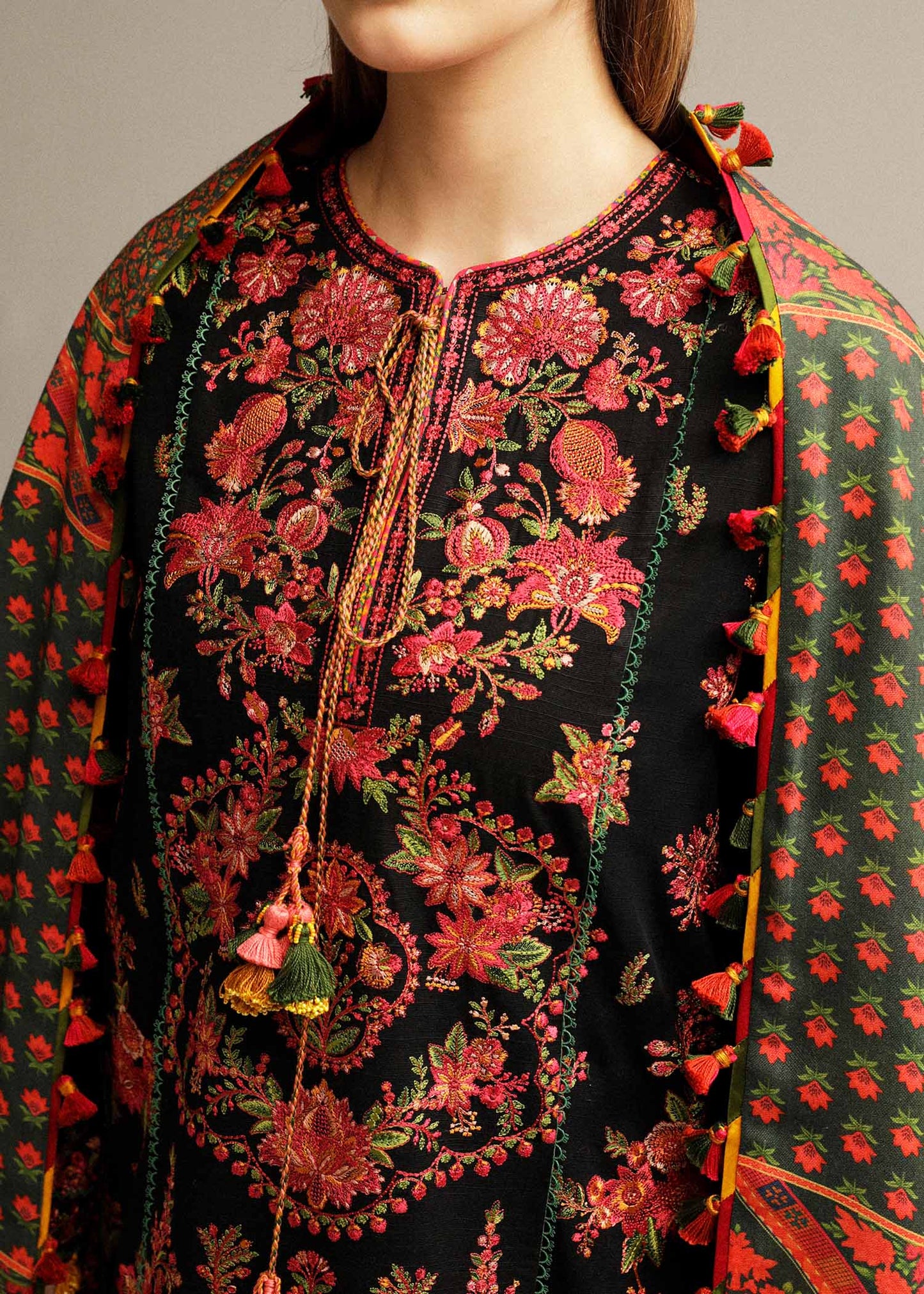 Zara Shahjahan Emb Lawn 3-PC