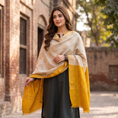 Charizma Velvet Jacaquard Shawls 1PC