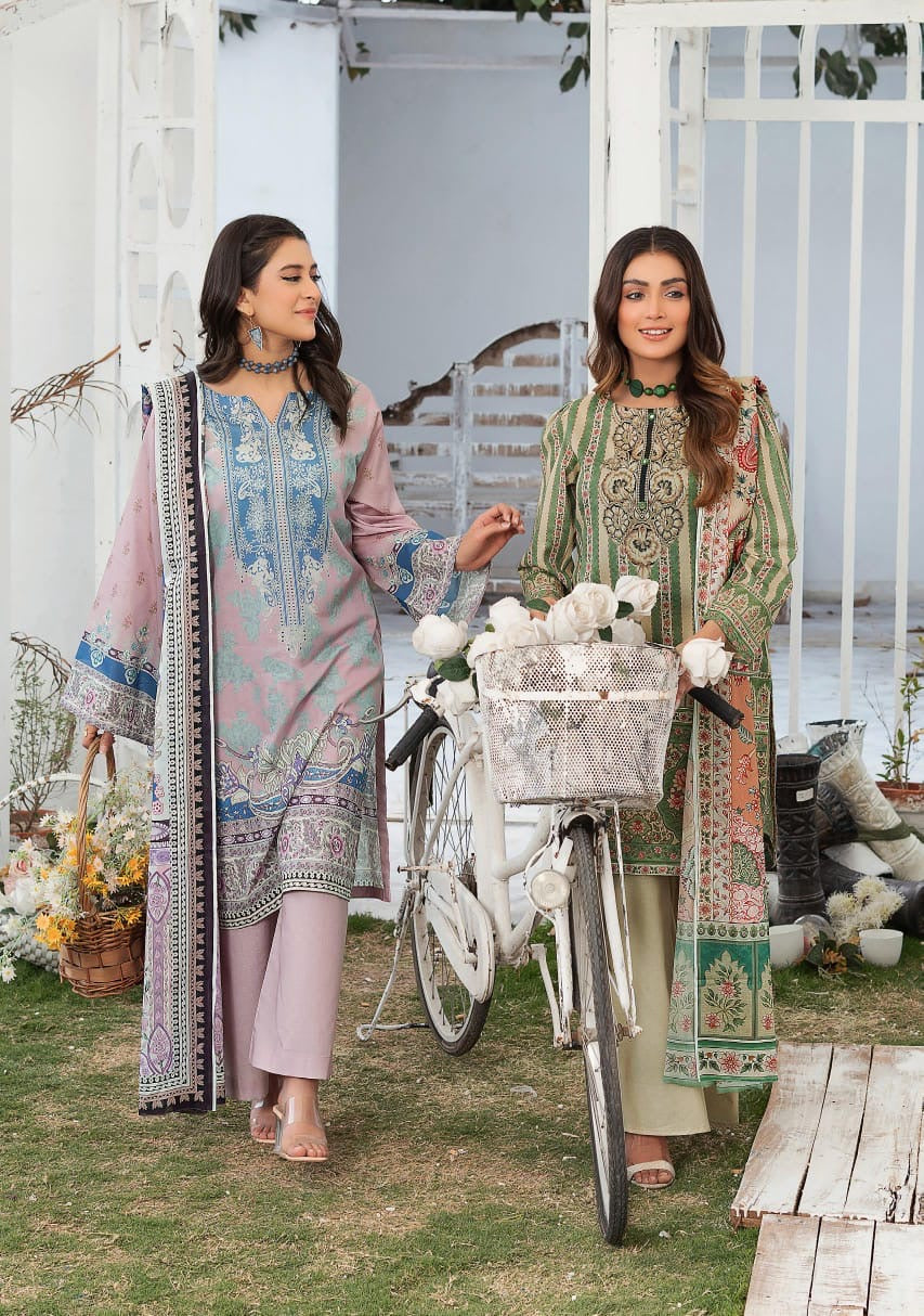 Safa Noor By Nigar Print Lawn 3-PC