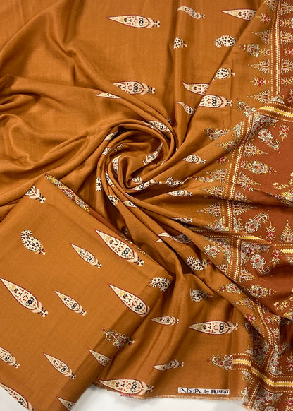 Nishat Digital Printed Linen Shirt-1PC