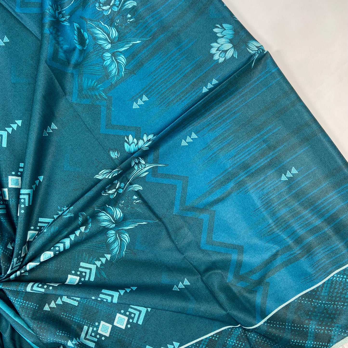 Digital Printed Wool Dhanak-Shirt