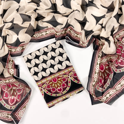 Nureh Ballerina Printed Lawn 3PC