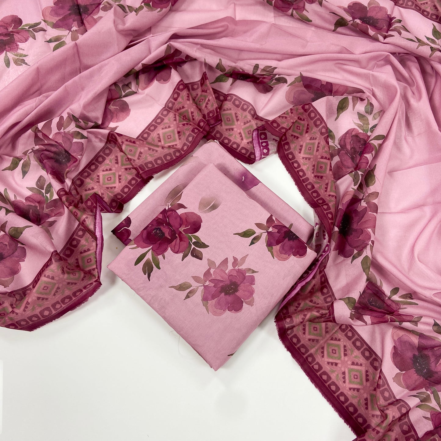 Bin Saeed Digital Printed Lawn 3PC