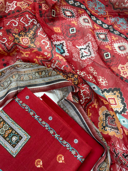 Miral By Murashe Printed Lawn 3-PC