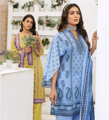 Safa Noor By Nigar Print Lawn 3-PC