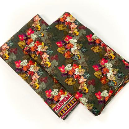 Anaya Noor Printed Bana Dora Slub Linen 2PC
