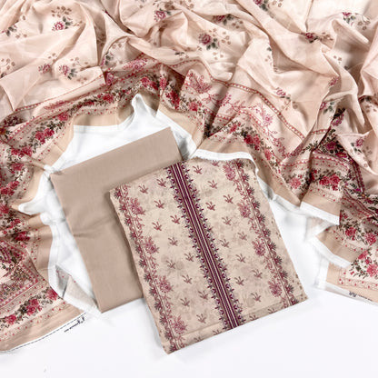 Mashaim Digital Printed Lawn 3PC