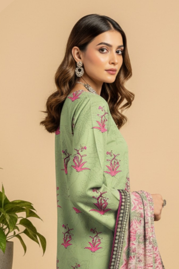 Noor By Fiza Noor Printed Wool 3PC