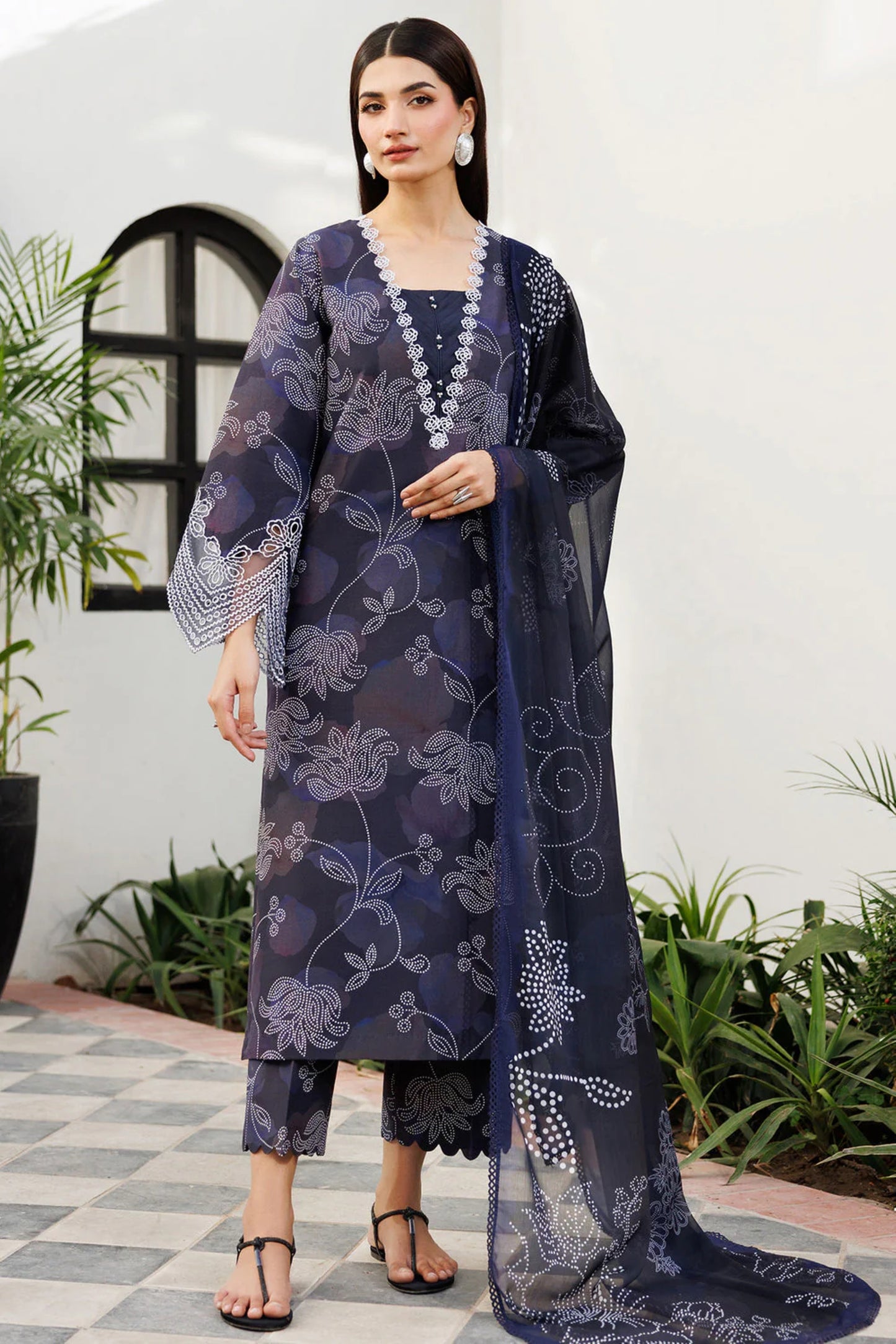 Baroque Bana Dora Printed Linen 3PC