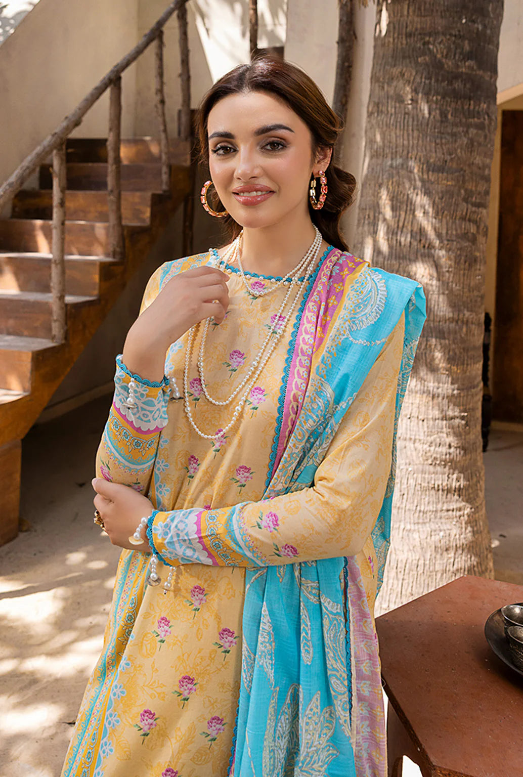 Naqsh Luxury Printed Lawn 3-PC