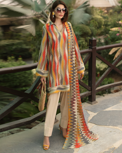 Bareeza Printed Khaddar 3PC