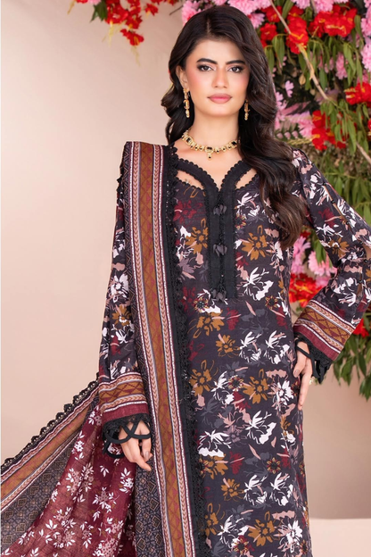 Zesh Airjet Full Embroidered Khaddar 3PC