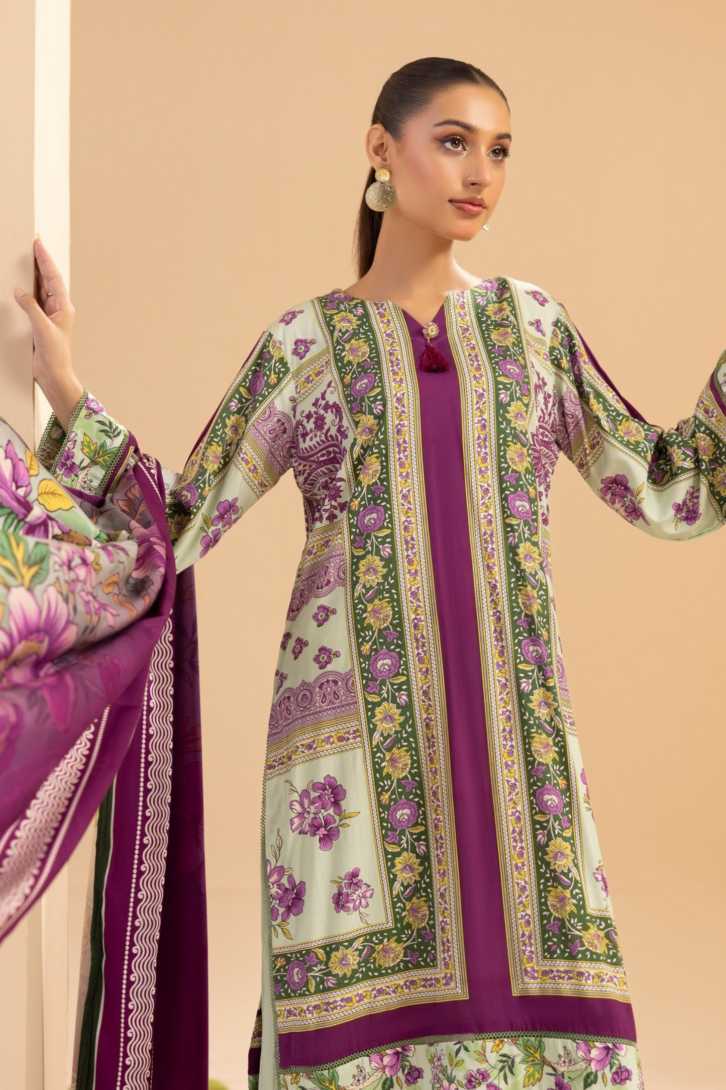 Motifz Premium Printed Linen 3PC