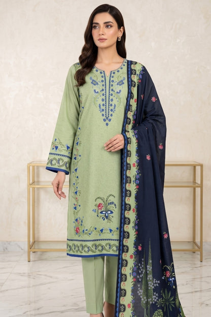 Anaya Noor Digital Printed Cotry Khaddar 3PC