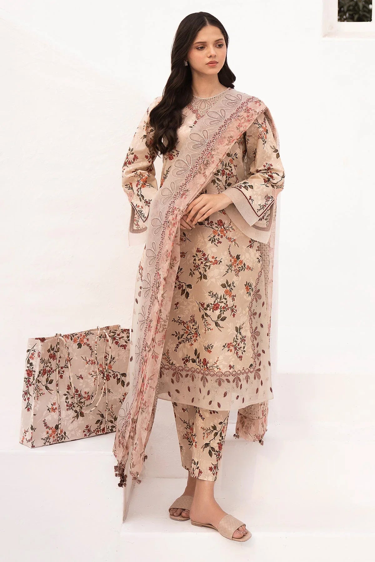 Farasha allover Printed Lawn 2-PC