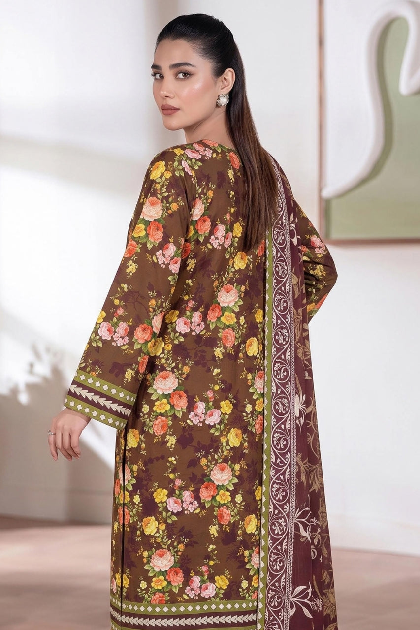 Mashaim Digital Printed Linen 3PC