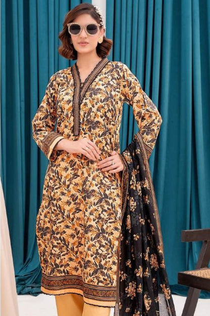 Zesh Printed Lawn 3-PC