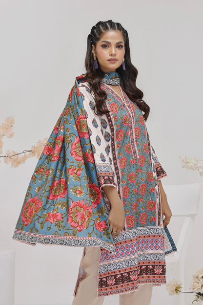 Salina Digital Printed Linen 3PC