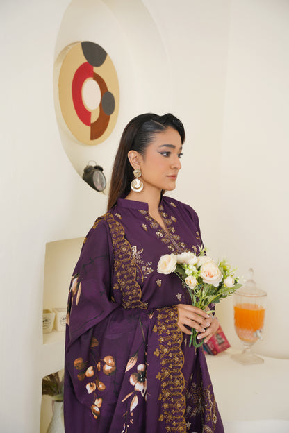 Riwayat-e-Sardi By Anaya Noor Emb Linen 3PC