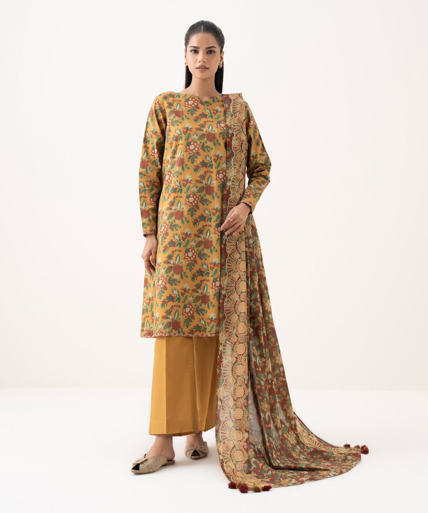 Sapphire Daily Digital Printed Lawn 3PC