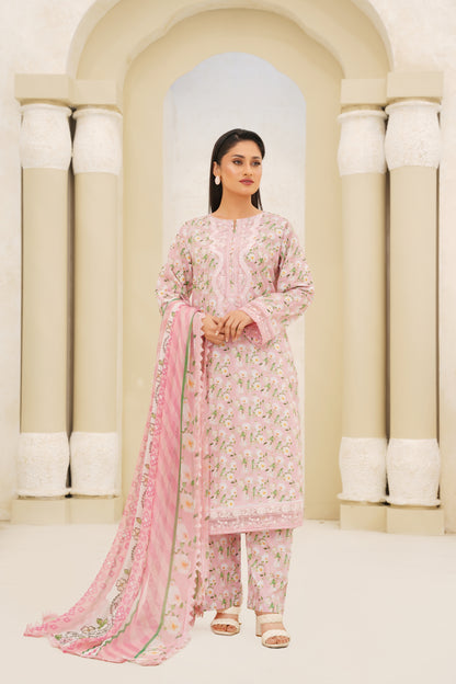 Jashn-e-Baharan By Anaya Noor Emb & Digital Printed Lawn 3PC
