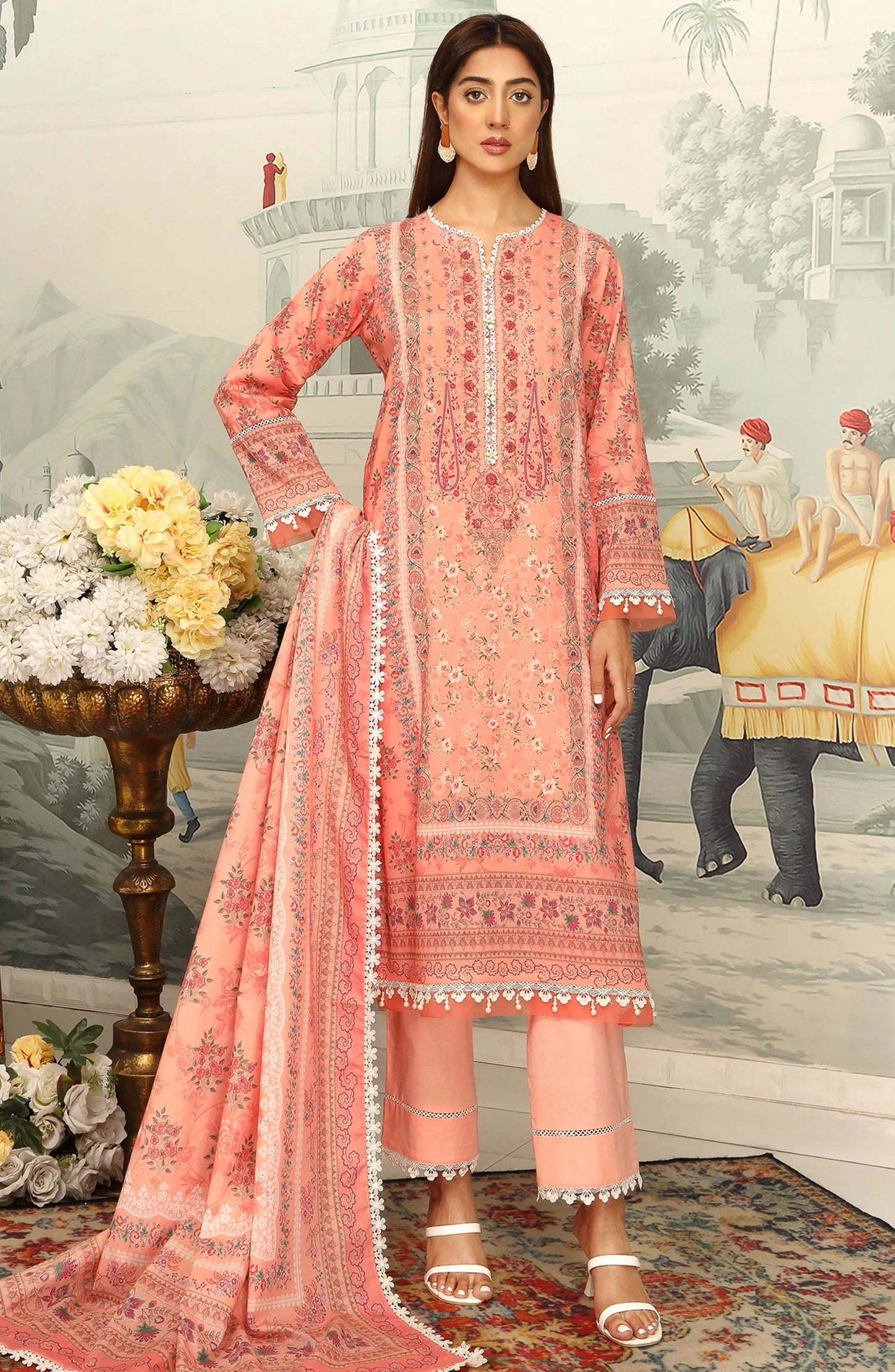 Mausummery Digital Printed Lawn 3PC