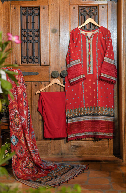 Miral By Murashe Printed Lawn 3-PC