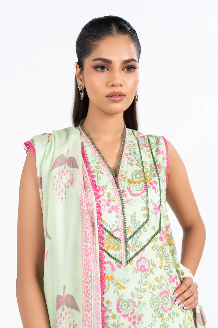 Alkaram Printed Lawn 3-PC