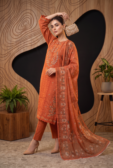 Kehkashan By Anaya Noor Fully Emb Viscose 3PC