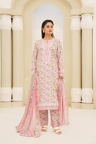 Jashn-e-Baharan By Anaya Noor Emb & Digital Printed Lawn 3PC