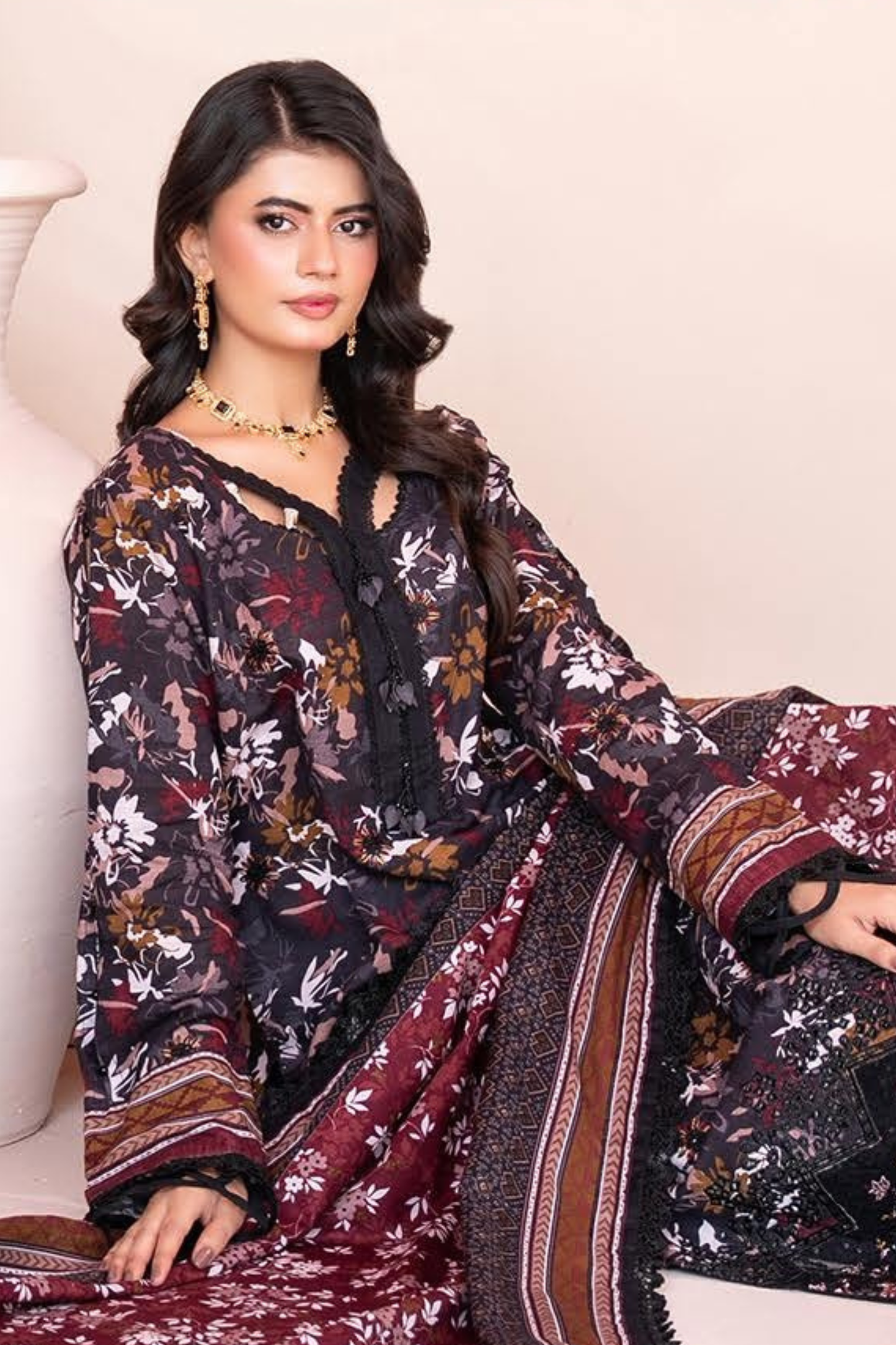 Zesh Airjet Full Embroidered Khaddar 3PC