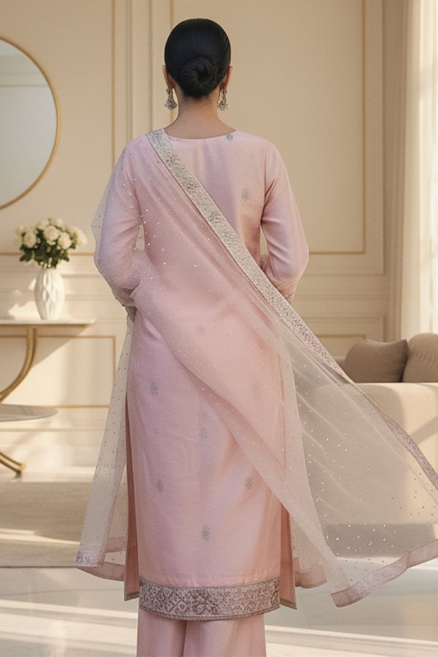Zaib-o-Zeenat | Dressline | Farsha Sheesha Silk