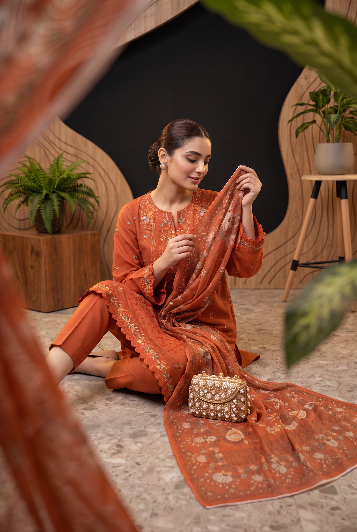 Kehkashan By Anaya Noor Fully Emb Viscose 3PC