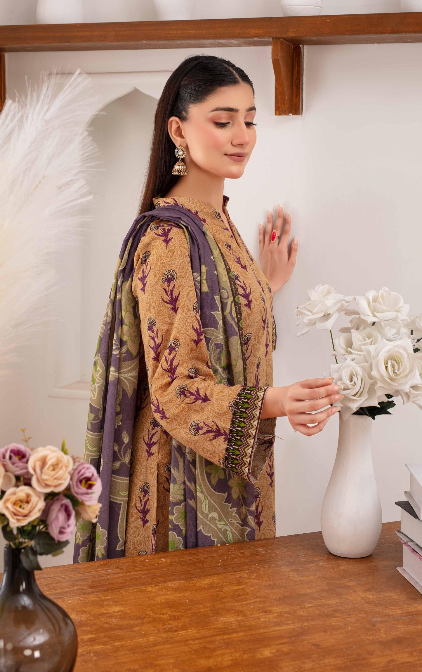 Mehar By Fiza Noor Printed Khaddar 3PC