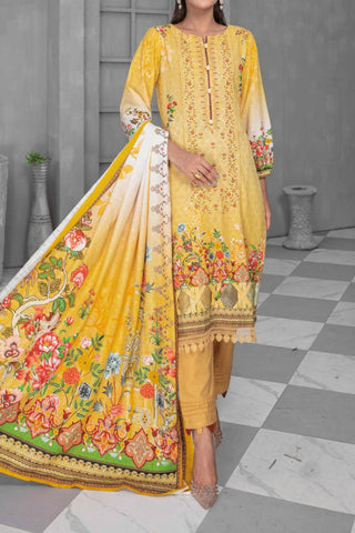 Denara By Anaya Noor Embroidered Slub Khaddar-3PC