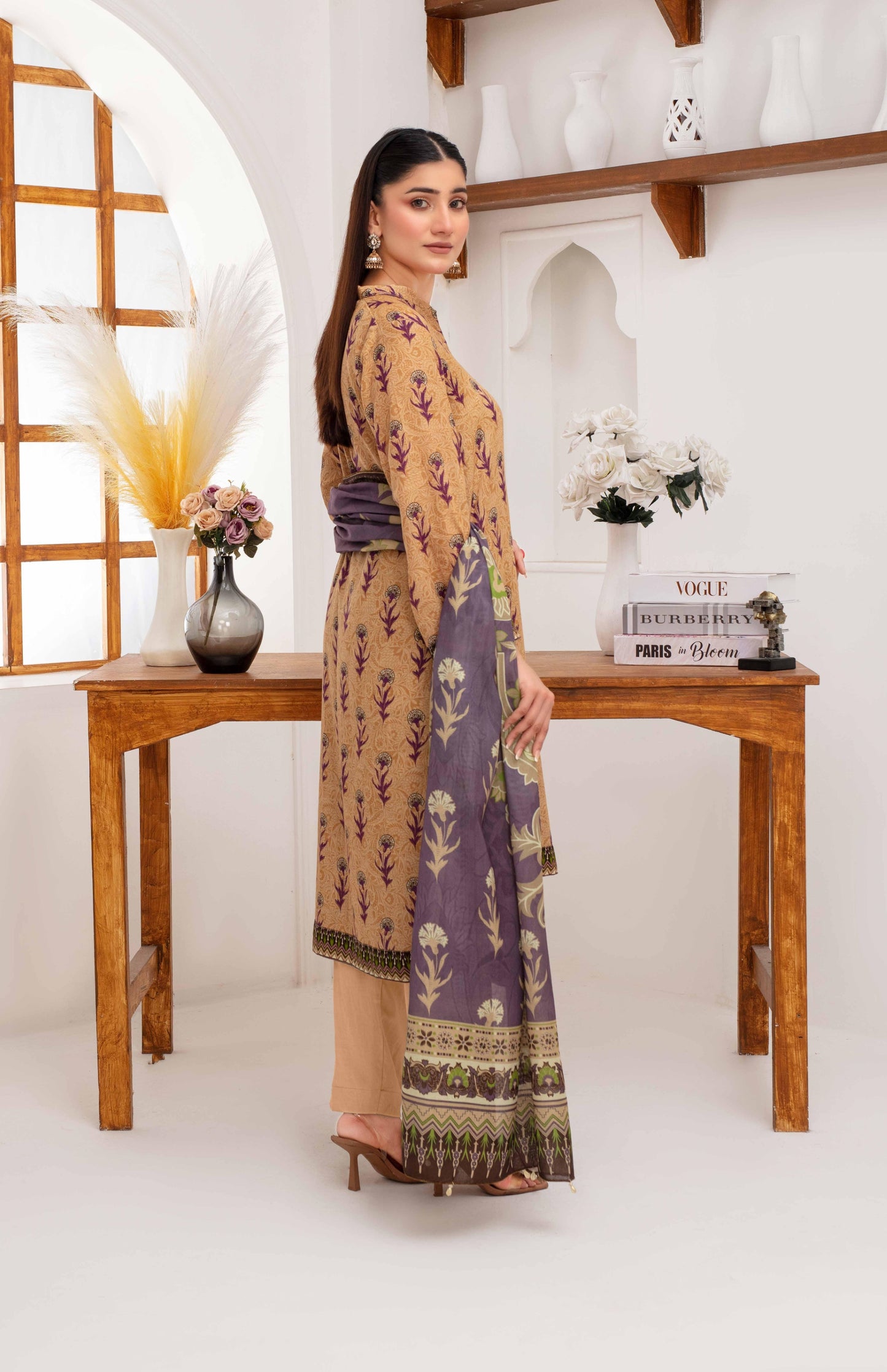 Mehar By Fiza Noor Printed Khaddar 3PC