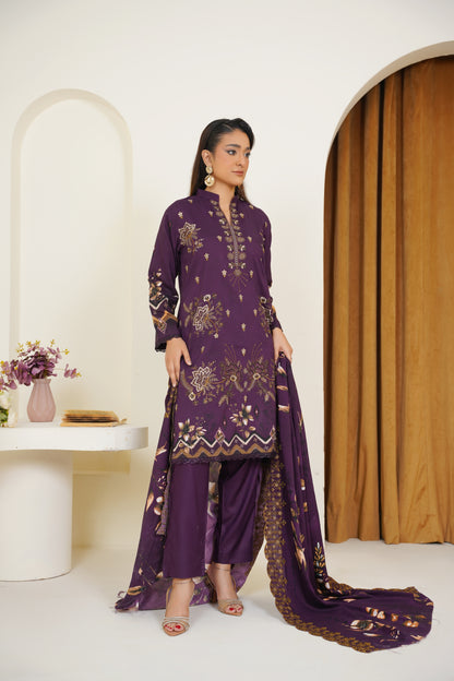 Riwayat-e-Sardi By Anaya Noor Emb Linen 3PC