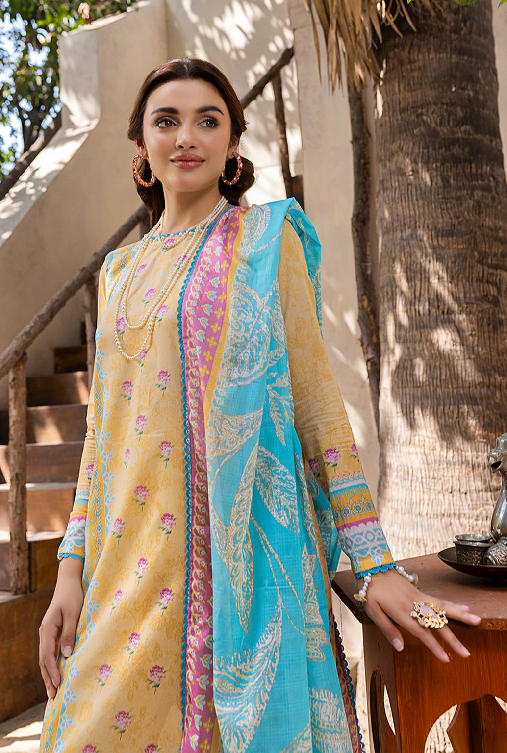 Naqsh Luxury Printed Lawn 3-PC