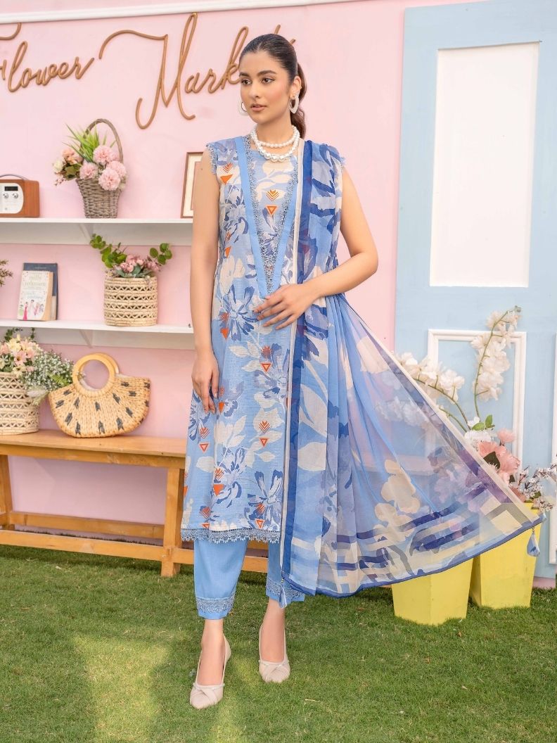 Sunset by Rajwan Digital Printed Lawn 3PC