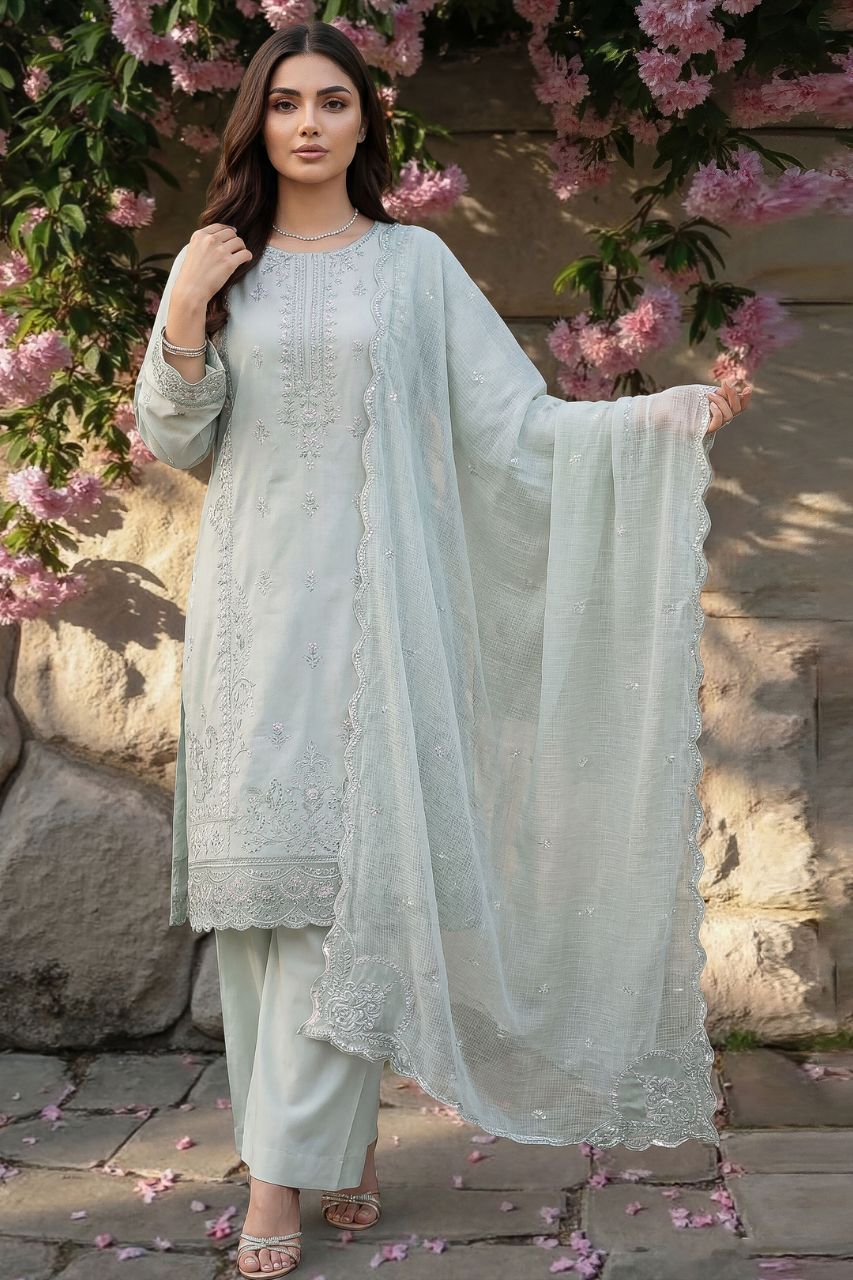 Farmaish | Dressline | Semi-Stitched |  Lawn