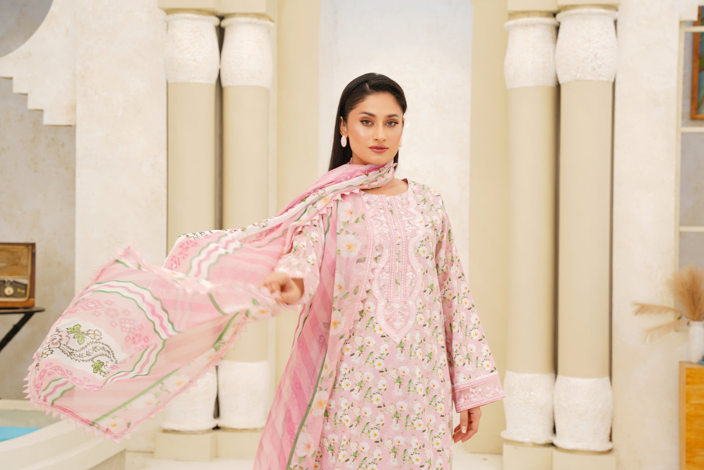 Jashn-e-Baharan By Anaya Noor Emb & Digital Printed Lawn 3PC