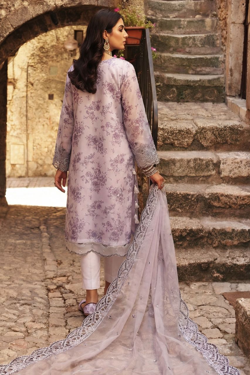 Aira By Dressline Semi-Stitched | Organza