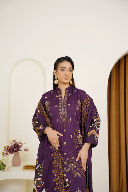 Riwayat-e-Sardi By Anaya Noor Emb Linen 3PC