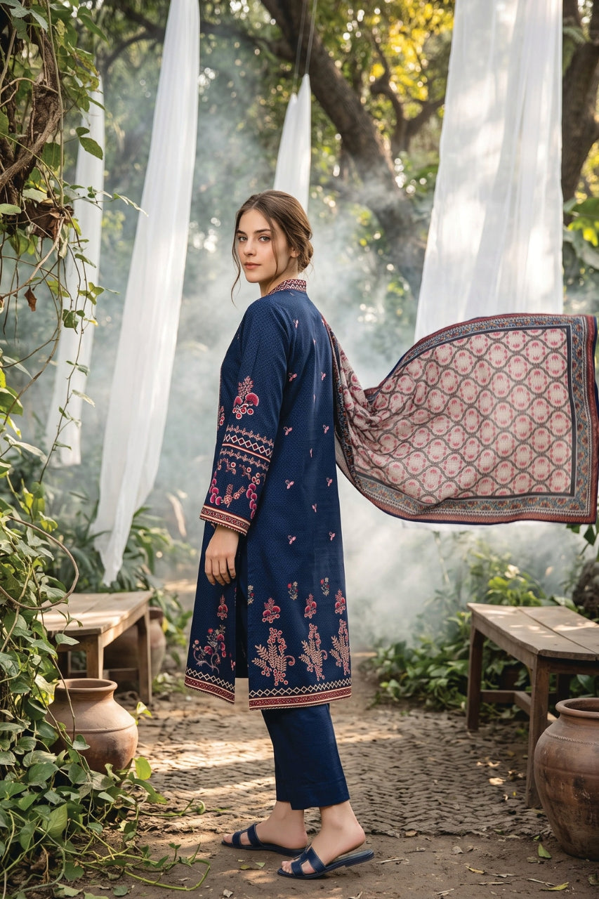 Salina By Regalia Digital Printed Khaddar 3PC