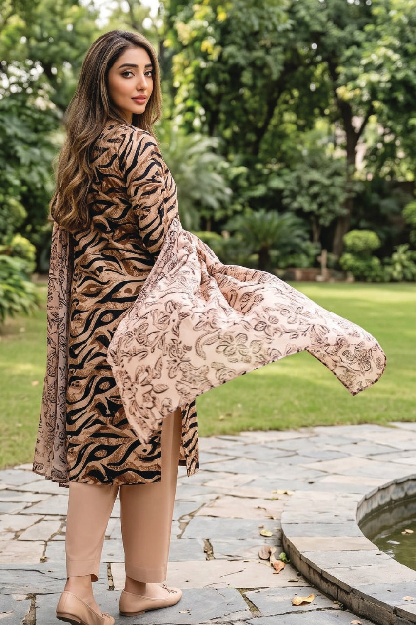 Zesh Digital Printed Khaddar 3PC