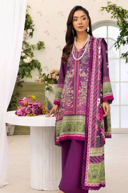 Raiha Digital Printed Linen 3PC
