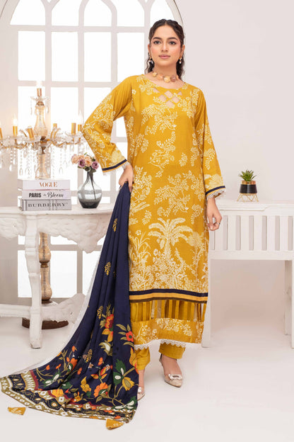Fabiha By Feroza Digital Printed Bana Dora Staple Linen 3PC